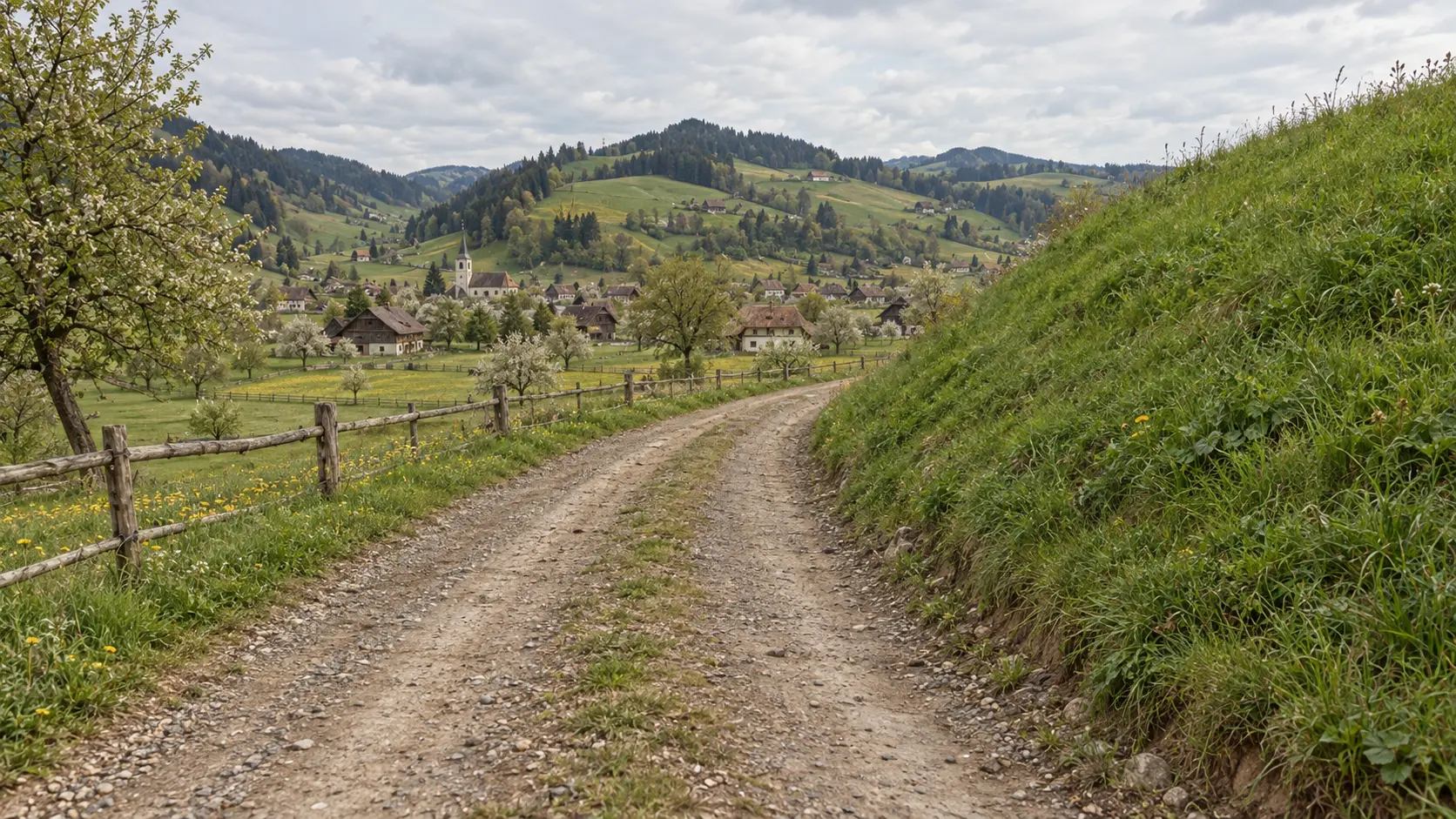 Die Landschaft, in der sich Lya bewegt